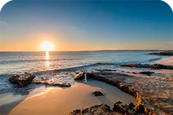 Atardecer en Cap Barbaria